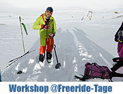 Workshop bei den Freeride Tagen auf der Zugspitze (©Foto:Benedikt Lechner)